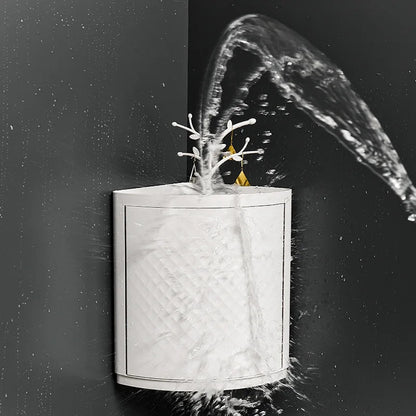 Rotatable Wall Mounted Corner Shelf