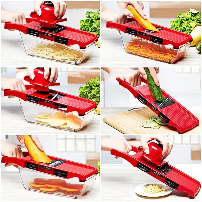 Mandoline Slicer Vegetable Cutter 6 In 1