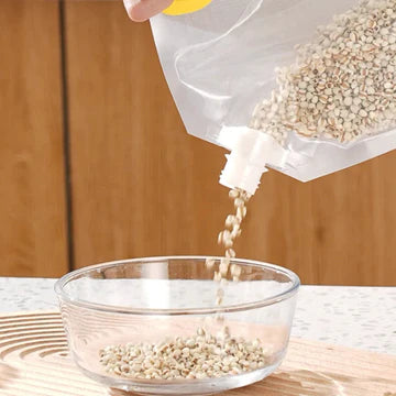 Reusable 2 in 1 Cereal Food Storage Bag