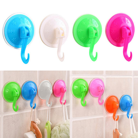 Suction Cup Wall Hook With Key Lock(Pack Of 3)