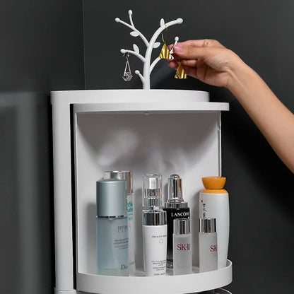 Rotatable Wall Mounted Corner Shelf