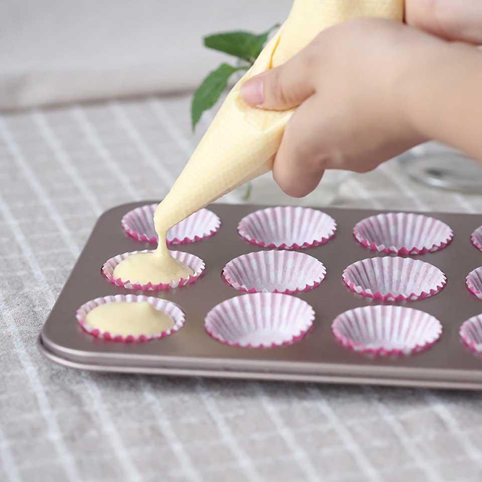 Dipsosable Cup Cake Molds 100pcs