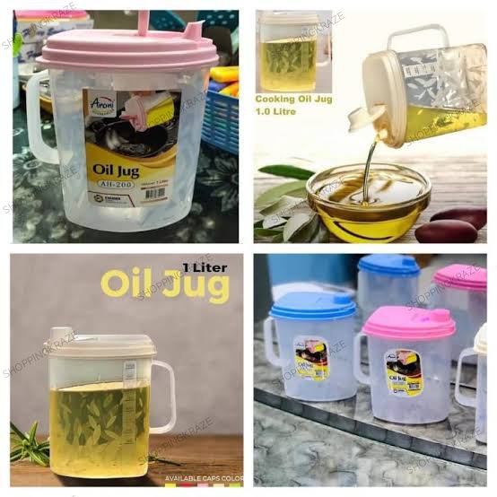 Plastic Oil Jug - 1000 ML