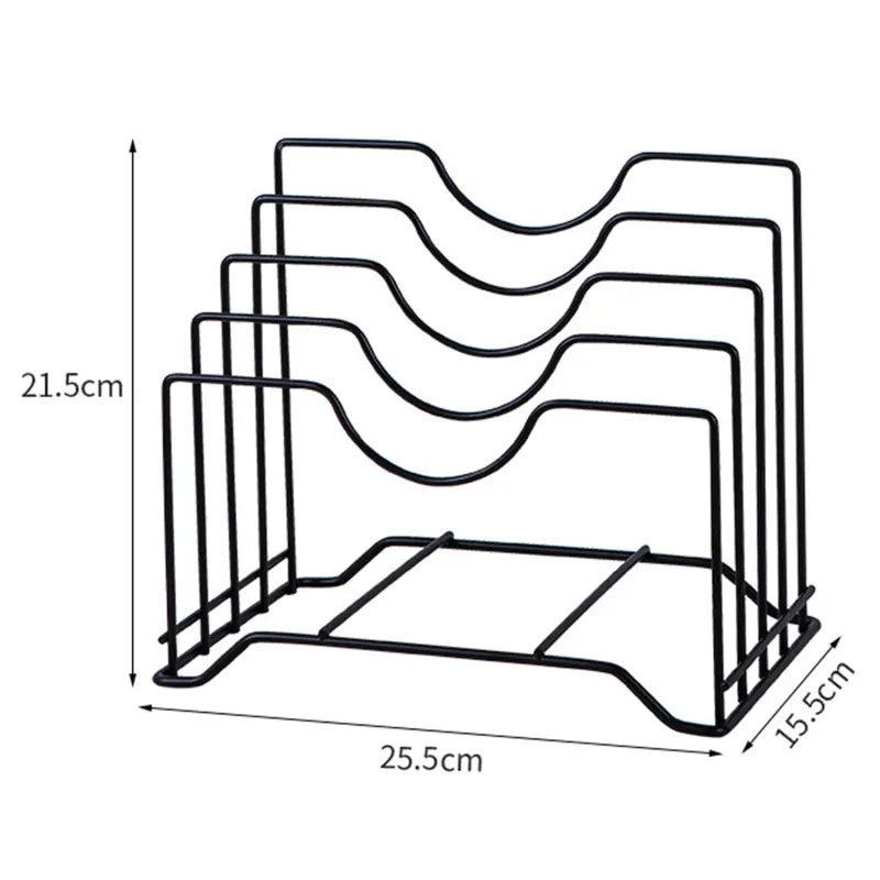 Metal Pot Lids Holder