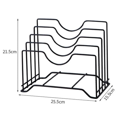 Metal Pot Lids Holder