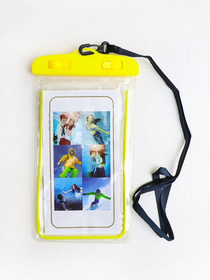 Waterproof Mobile Pouch Protection for Virus Dust Rain Multicolor