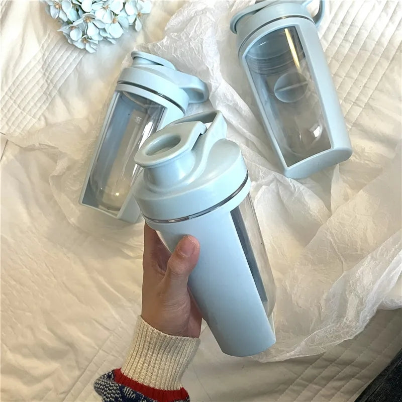 Portable Shaker Water Bottle 600Ml