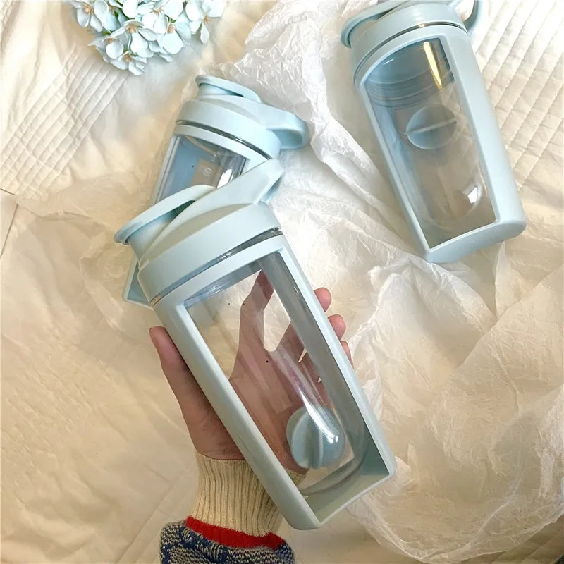 Portable Shaker Water Bottle 600Ml