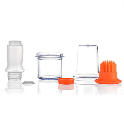 Silicon Brush Oil Bottle With Lid