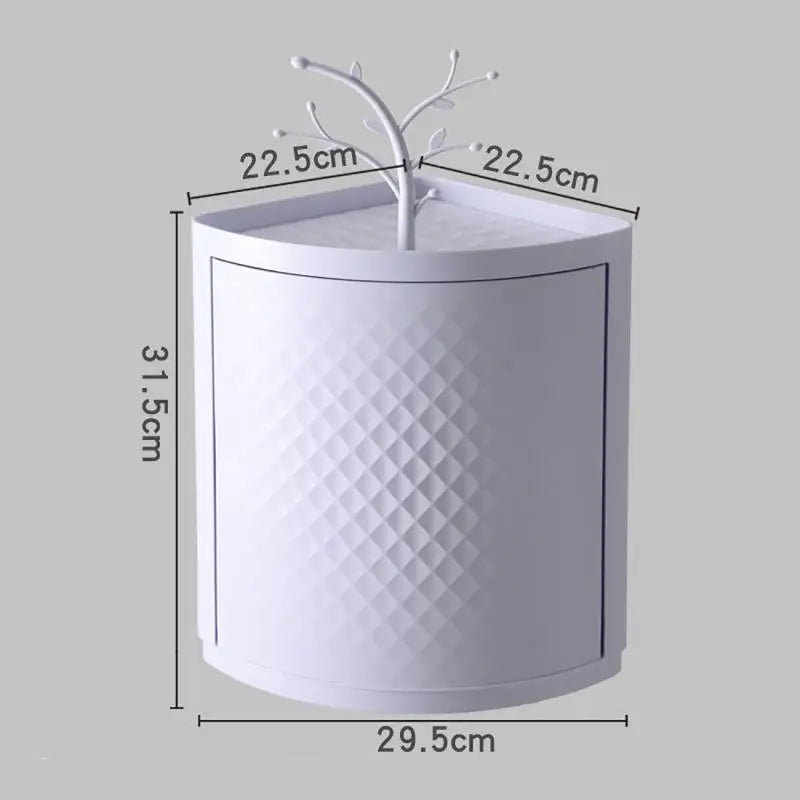Rotatable Wall Mounted Corner Shelf
