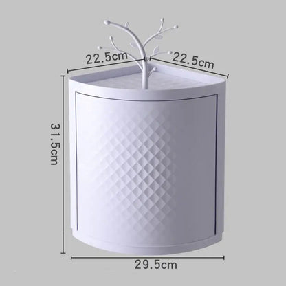 Rotatable Wall Mounted Corner Shelf