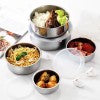 Steel Bowl with Lids 5pcs